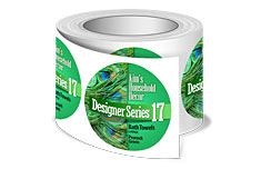 Roll Labels (Stickers) - Circle White Paper